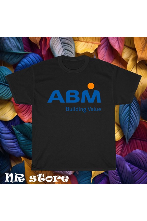New ABM Industries Building Value Logo T shirt Funny Size S to 5XL