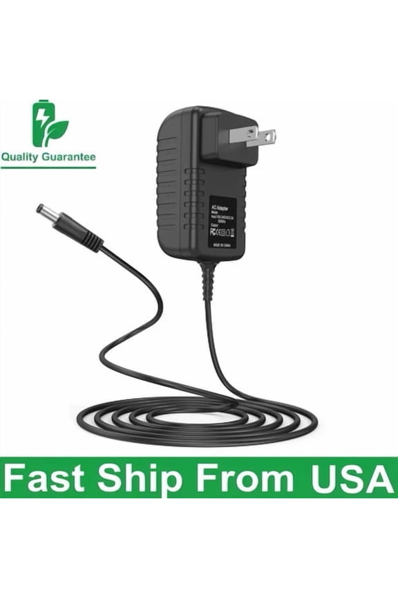New AC / DC Adapter Compatible with AT&T Uverse ola VIP1225 HD DVR Power Supply Cord Cable PS Charger