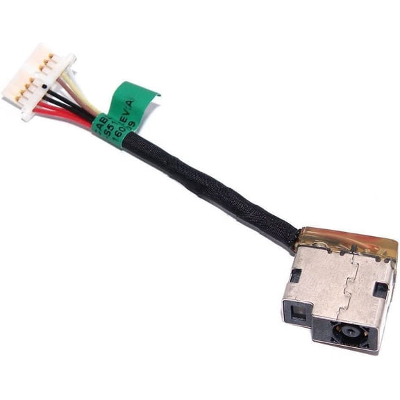 New AC DC Jack Power Charging Port Connector Socket Cable Harness Replacement for HP Pavilion X360 M3-U M3-U001DX M3-U003DX M3-U101DX M3-U103DX M3-U105DX tpn-w118