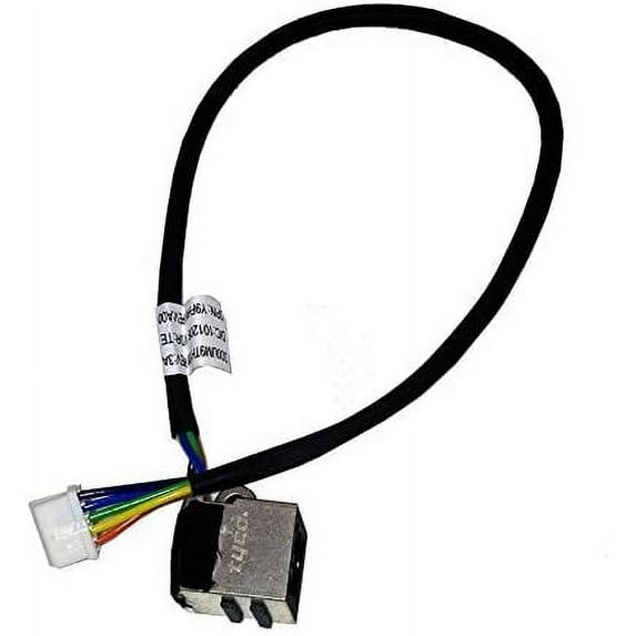 New AC DC Jack Power Plug in Charging Port Connector Socket with Wire Cable Harness Replacement for Dell Inspiron 17R N7110 Vostro 3750 WTVC4 0WTVC4 DD0R03PB000