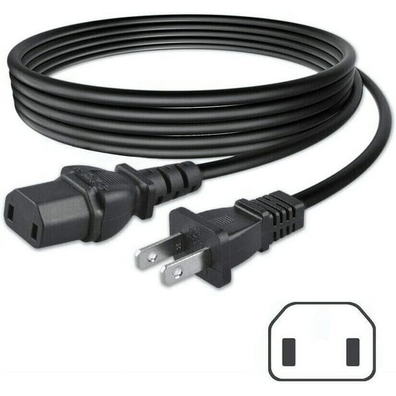 New AC in Power Cord Outlet Socket Cable Plug Lead for ZVOX Audio 425, Z-Base 575 575HSD 575 HSD Single-Cabinet Surround Sound System