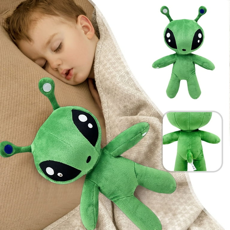 AFTONSPARV Cute Green Alien Plushie, Baby Toy, Soft and Cuddly