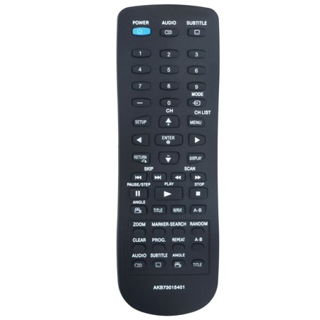 New AKB73015401 Replace Remote Control for LG DP570MH Portable DVD Player