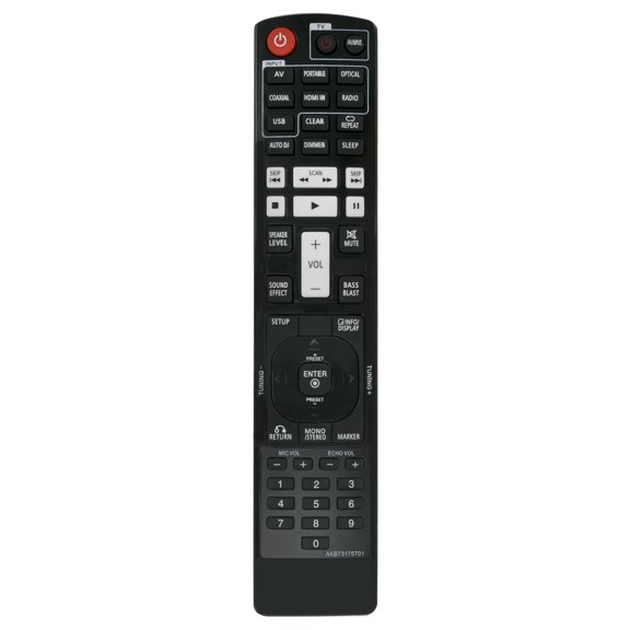 New AKB73175701 Remote control for LG AV Audio Home Theatre system