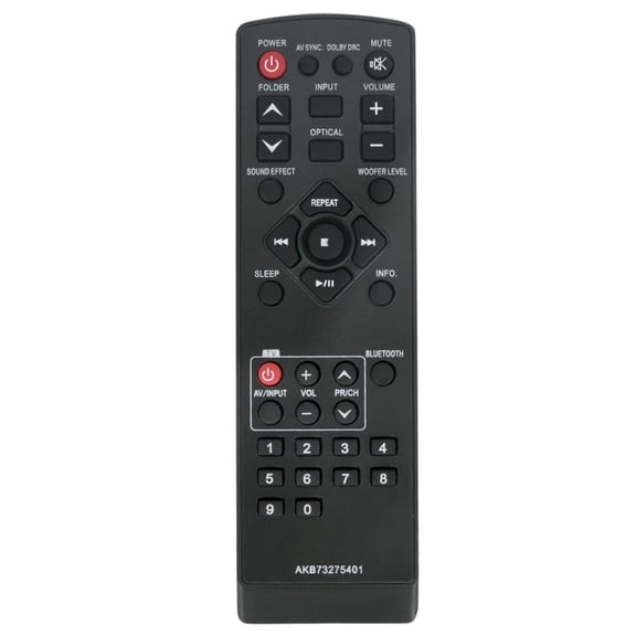 New AKB73275401 replace Remote Control Applicable to LG Soundbar NB3510A HLS36W Speaker System HLS36W-NB SHS36-D LSB316