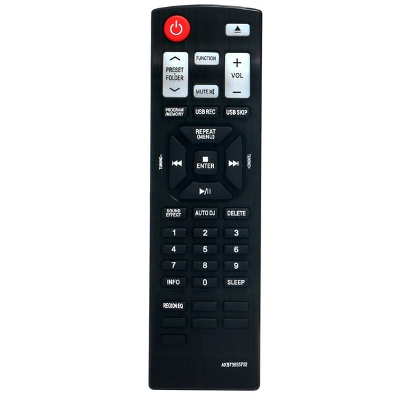 New AKB73655702 Replace Remote for LG Mini Hi-Fi System CM4530 CMS4630F CMS4530F