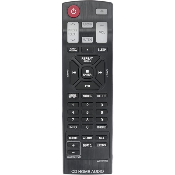New AKB73655739 Replacement Remote Control for LG Mini Hi-Fi System CM9540 CM9550