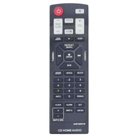 New AKB73655739 replaced remote control for LG CD Home Audio CM9540
