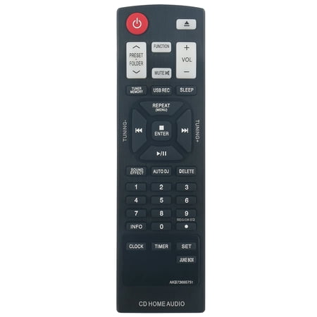 New AKB73655751 Replace Remote for LG Mini Hi-Fi System CM8340 CMS8440W CMS8440F