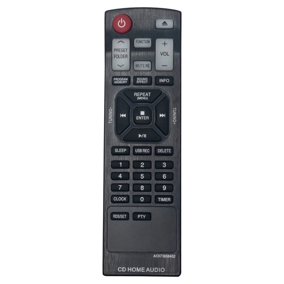 New AKB73656402 Replacement Remote Control for LG Mini Hi-Fi System CM2630B CM2820 CM2640
