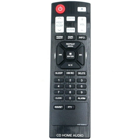 New AKB73656412 Remote for LG CD Home Audio Micro Hi-Fi System FA168 CMS2640F