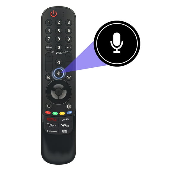 New AKB76045106 MR24GN Voice Replace Remote Control Fits for LG Magic TV Remote 2024 OLED TVs OLED42C4PUA OLED48C4PUA OLED55C4PUA OLED65C4PUA OLED77C4PUA OLED83C4PUA