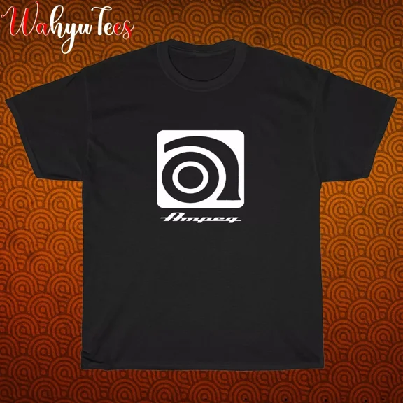 New AMPEG Amplifier Logo Black/Grey/Navy/White Size S-5XL Unisex T-Shirt