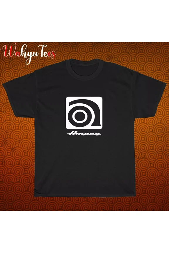New AMPEG Amplifier Logo Black/Grey/Navy/White Size S-5XL Unisex T-Shirt