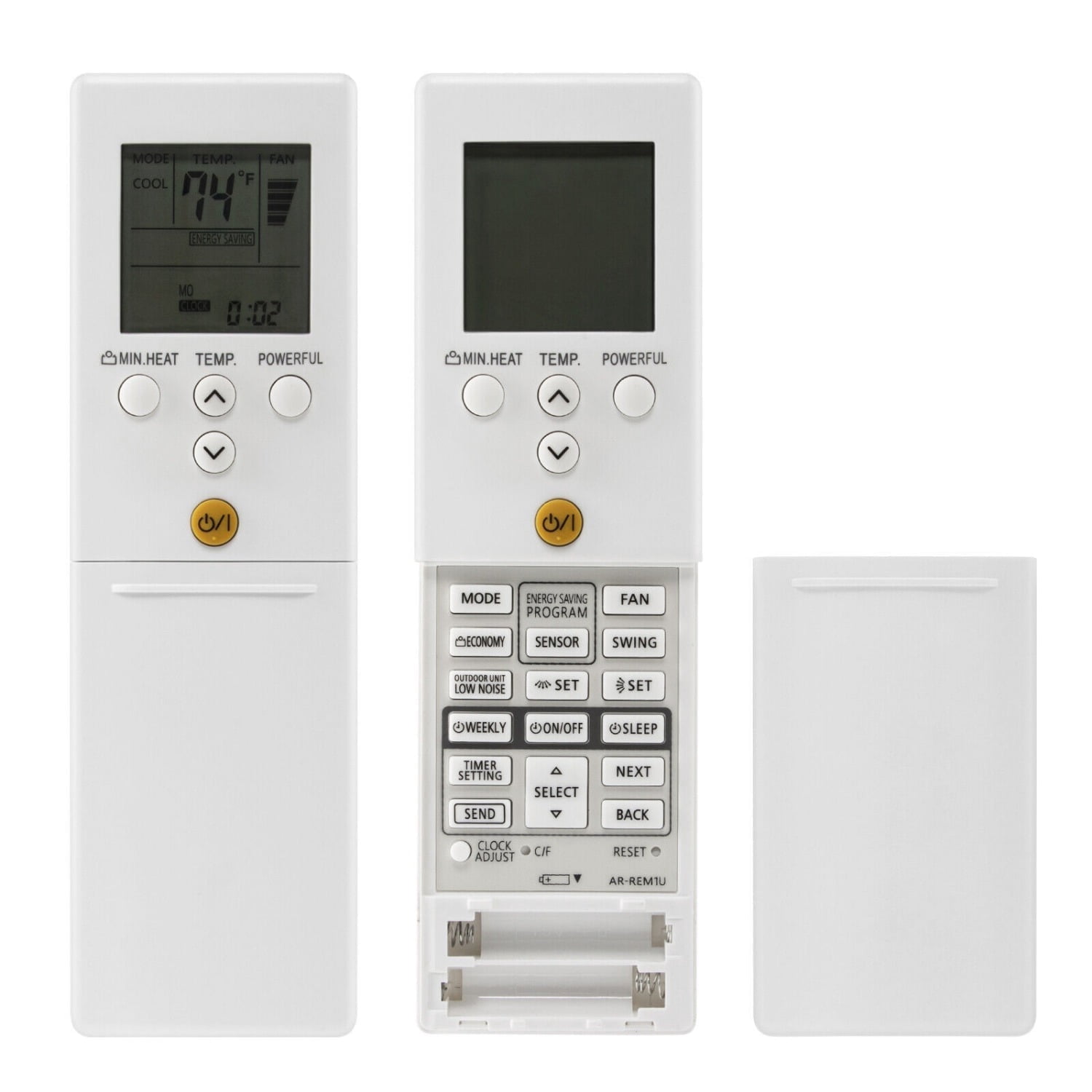 New AR-REM1U For FUJITSU Air Conditioner Remote Control AR-REY1U AR ...