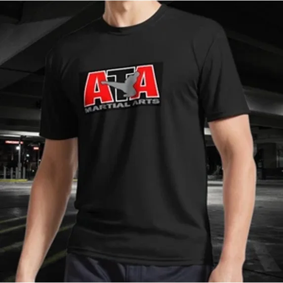 New ATA Martial Arts Active T-Shirt Logo American T-Shirt Funny S to 5XL