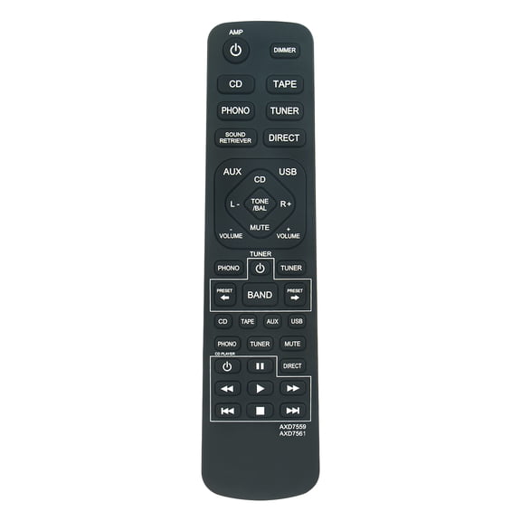 New AXD7559 AXD7561 Replace Remote Control compatible with Pioneer INTEGRATED AMPLIFIER AXD7559 A-A9MK2-K AV Receiver VSX819H VSX819HK