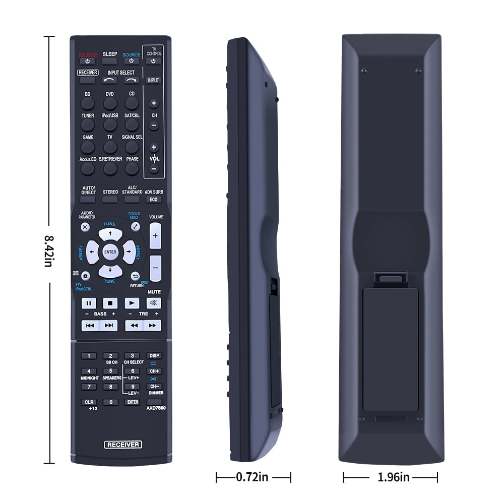 Carrozzeria Pioneer リモコン CXD7314 2台セット New AXD7690 Replacement Remote Control fit For Pioneer AV Receiver