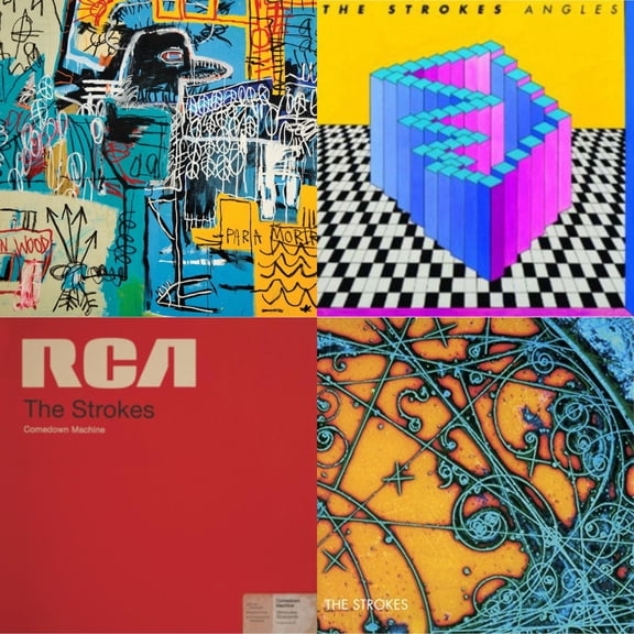 Is This It & New Abnormal (180G/Clear Apet Slipcase/Dl Insert) & Angles (Gatefold) & Comedown Machine [LP Vinyl Bundle]