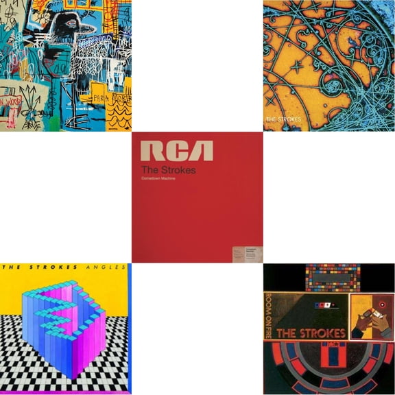 New Abnormal (180G/Clear Apet Slipcase/Dl Insert) & Angles (Gatefold) & Comedown Machine & Is This It & Room On Fire [LP Vinyl Bundle]
