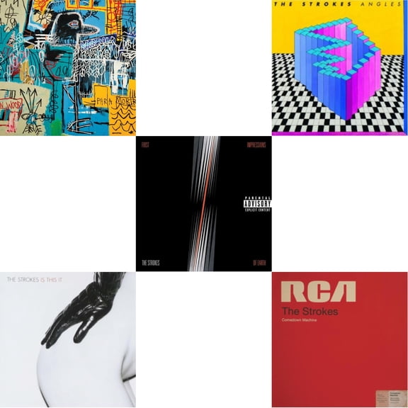 New Abnormal (180G/Clear Apet Slipcase/Dl Insert) & Is This It & First Impressions Of Earth & Angles (Gatefold) & Comedown Machine [LP Vinyl Bundle]