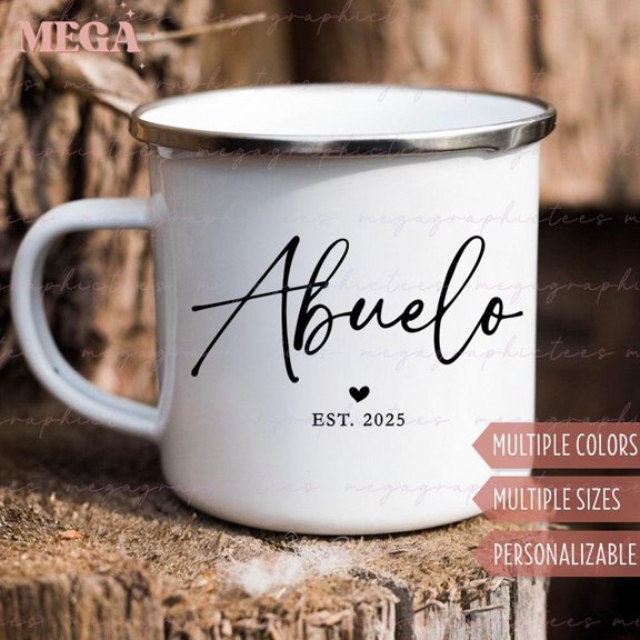 New Abuelo Gift Mug Personalized Abuelo Mug Abuelo Est 2025 Gift for New Abuelo Gift for E