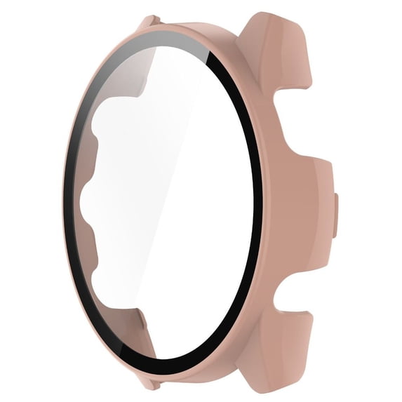 New Accessories Watch Smart Bumper Shell Protective Case PC+Tempered Screen Protector PINK