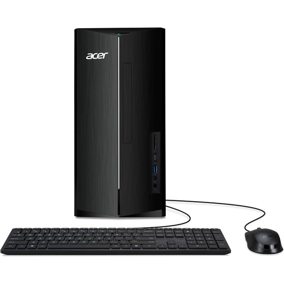 New Acer Desktop Computer Aspire TC-1780-UA93,13th Gen Intel Core i5-13400 10-Core Processor,8GB DDR4 RAM,512GB NVMe SSD,USB,HDMI,Wi-Fi 6,Bluetooth 5.3 ,Windows 11 Home,Black