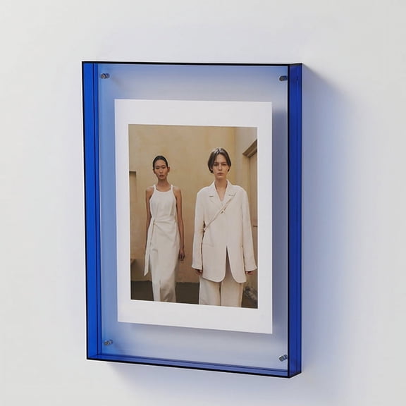 New Acrylic Transparent Photo Frame Integrated Oil Painting Picture Frame Wall Hanging Table Setting Wedding Photos Wall Decor