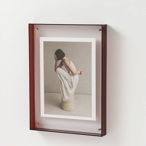New Acrylic Transparent Photo Frame Integrated Oil Painting Picture Frame Wall Hanging Table Setting Wedding Photos Wall Decor
