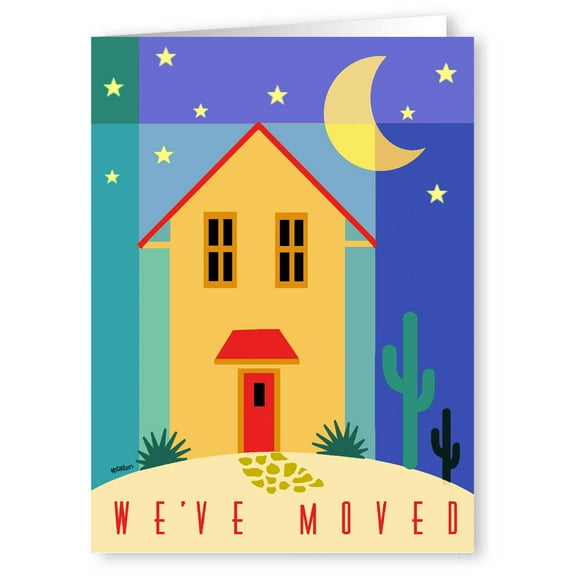 New Address We've Moved Note Cards - 10 Boxed Set Note Card - 14165
