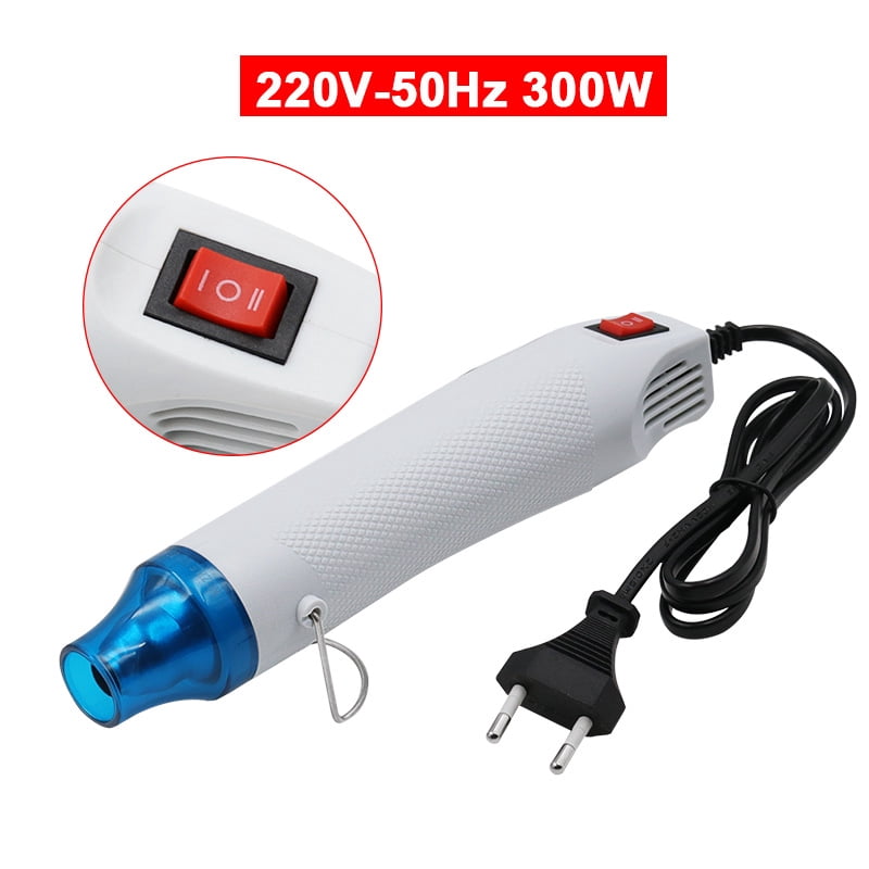 New Adjustable Temperature Hot Air Gun 220V 50HZ 300W EU Plug China Plug  DIY Soldering Dryer Mini Blower For Crafts Shrink Tube