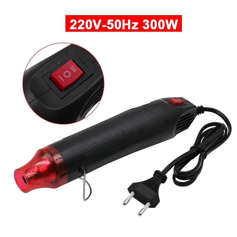 New Adjustable Temperature Hot Air Gun 220V 50HZ 300W EU Plug China Plug  DIY Soldering Dryer Mini Blower For Crafts Shrink Tube