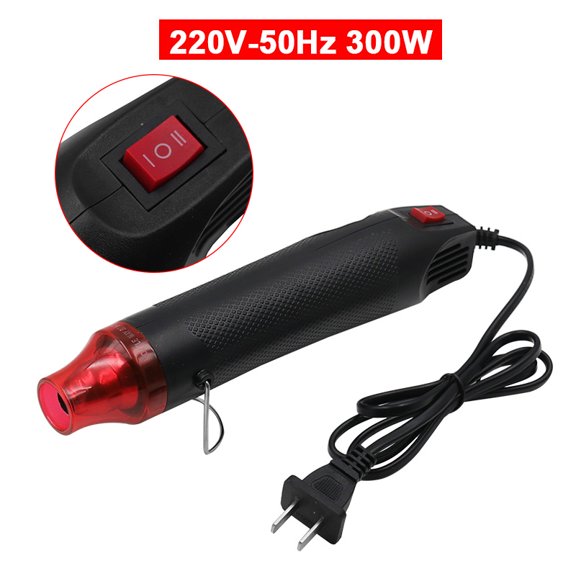 New Adjustable Temperature Hot Air Gun 220V 50HZ 300W EU Plug China Plug  DIY Soldering Dryer Mini Blower For Crafts Shrink Tube