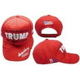 thumbnail image 1 of New Adjustable Trump 2024 Embroidered Hat Baseball Cap Red US, 1 of 1