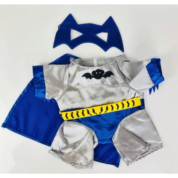 New Adorable Bat SuperHero Costume Fits Most 16 inch Build A Bear and Make Your Own Stuffed Animals