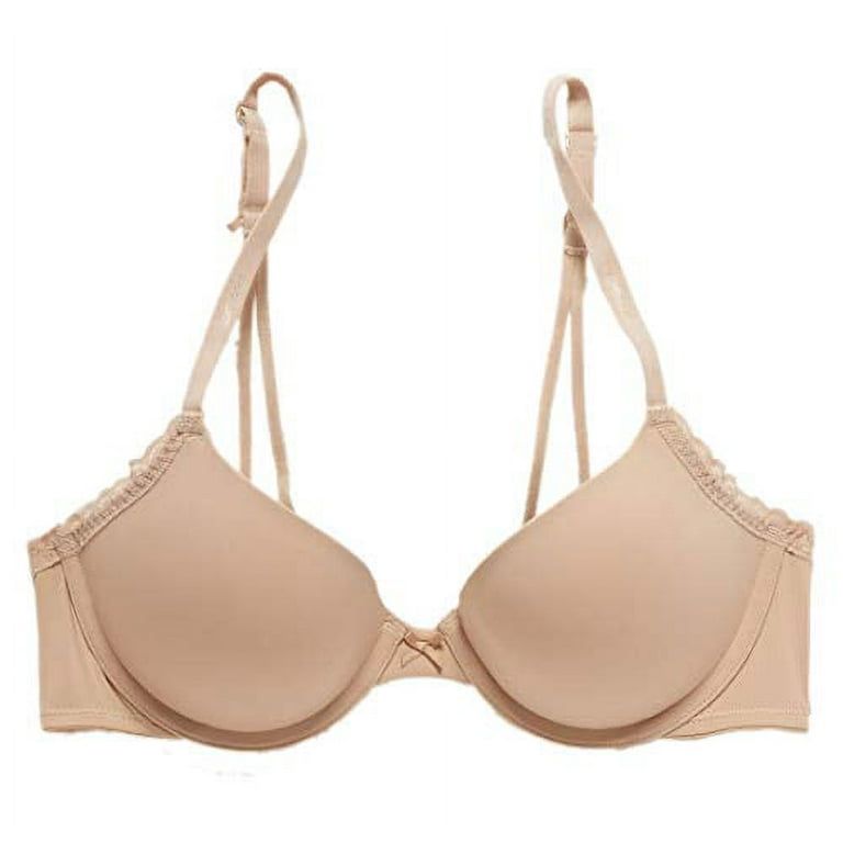 New Aerie American Eagle Real Happy Demi Push Up Bra, Natural Nude (32C)