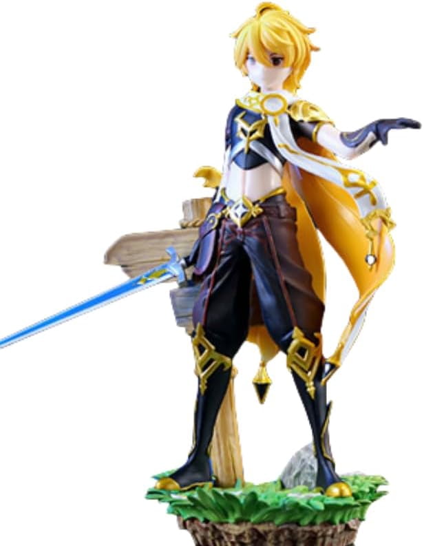 New Aether Figure Lumine Figure Genshin Impact Take A Knife Action ...