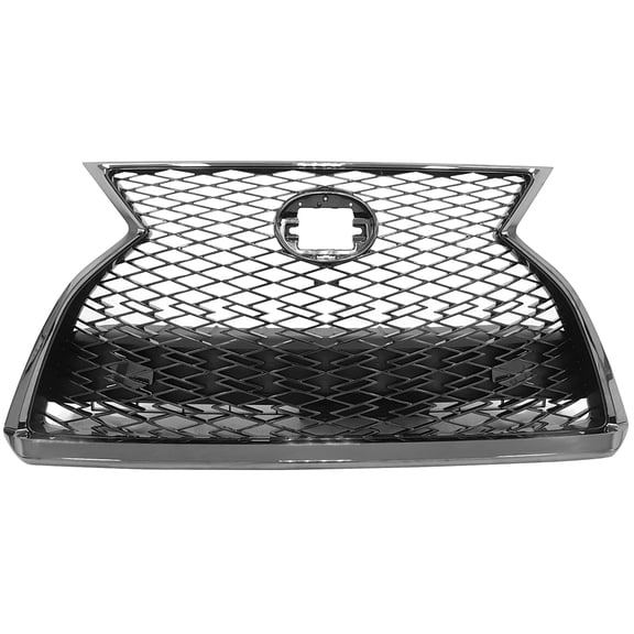New Aftermarket Black W/Smoked Chrome Molding Front Grille 531010E420 One Piece fits 2020-2022 Lexus RX350 F Sport Sport Utility 4-Door