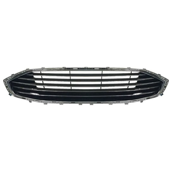 New Aftermarket  CAPA Chrome W/Chrome Molding Front Grille KS7Z8200AC One Piece fits 2019-2020 Ford Fusion