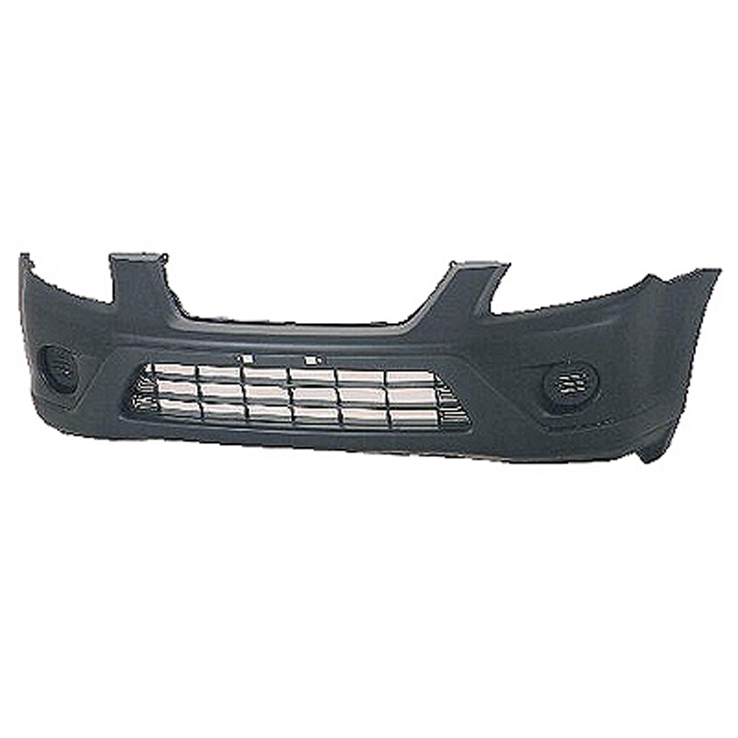 New Aftermarket CAPA Unpainted Front Bumper Cover Replaces