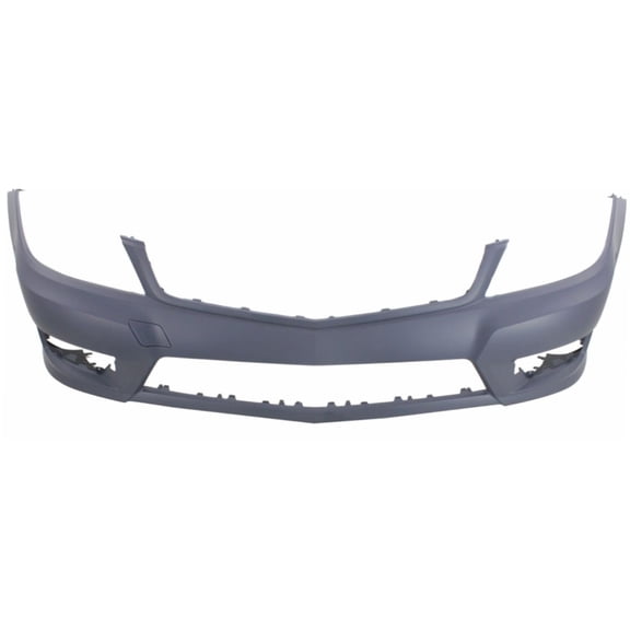 New Aftermarket CAPA Unpainted Front Bumper Cover Replaces 2048807847649999 With AMG Package fits 2012-2015 Mercedes-Benz C250::With AMG Package