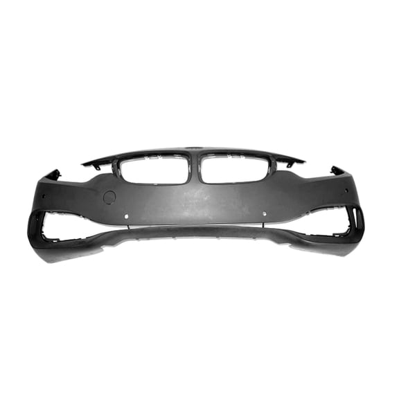 New Aftermarket CAPA Unpainted Front Bumper Cover Replaces 51117363279 Without M-Package fits 2014-2016 BMW 428i::Without M Package