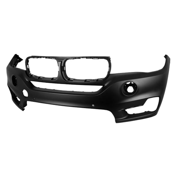 New Aftermarket CAPA Unpainted Front Bumper Cover Replaces 51117378596 Without M-Package fits 2014-2018 BMW X5::Without M Package