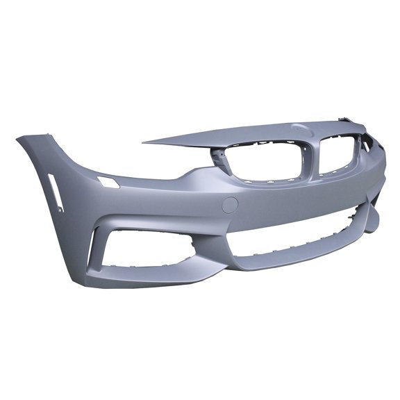 New Aftermarket CAPA Unpainted Front Bumper Cover Replaces 51118060886 With M-Package fits 2014-2016 BMW 428i::With M Package