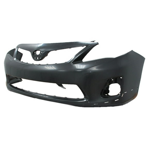 New Aftermarket CAPA Unpainted Front Bumper Cover Replaces 5211903902 For S/SRX Canada built fits 2011-2013 Toyota Corolla S Sedan 4-Door::Canada Built Models