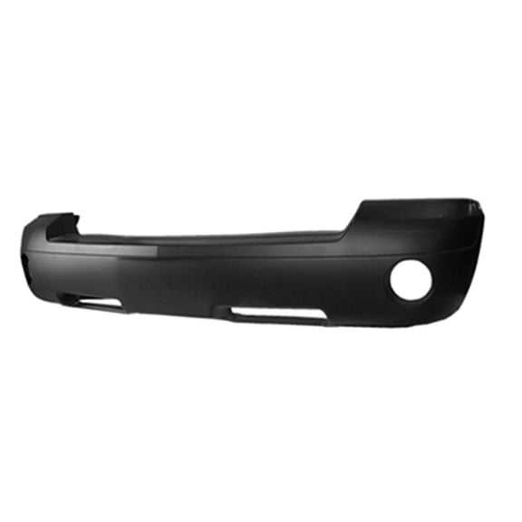 New Aftermarket  CAPA Unpainted Front Bumper Cover Replaces 5JL35TZZAF with fog light holes fits 2005-2007 Dodge Dakota