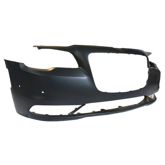 New Aftermarket  CAPA Unpainted Front Bumper Cover Replaces 5PN42TZZAE With park assist fits 2015-2016 Chrysler 300