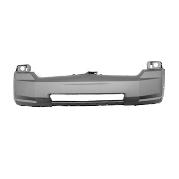 New Aftermarket  CAPA Unpainted Front Bumper Cover Replaces 68033628AC Without Chrome Inserts fits 2010-2011 Jeep Liberty Renegade Sport Utility 4-Door