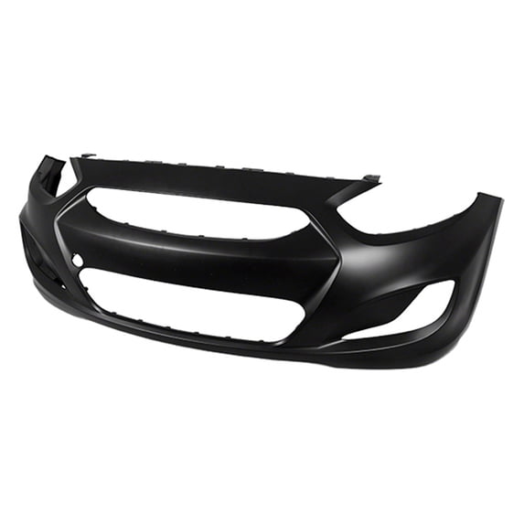 New Aftermarket CAPA Unpainted Front Bumper Cover Replaces 865111R010 For Sedan And fits 2014-2017 Hyundai Accent